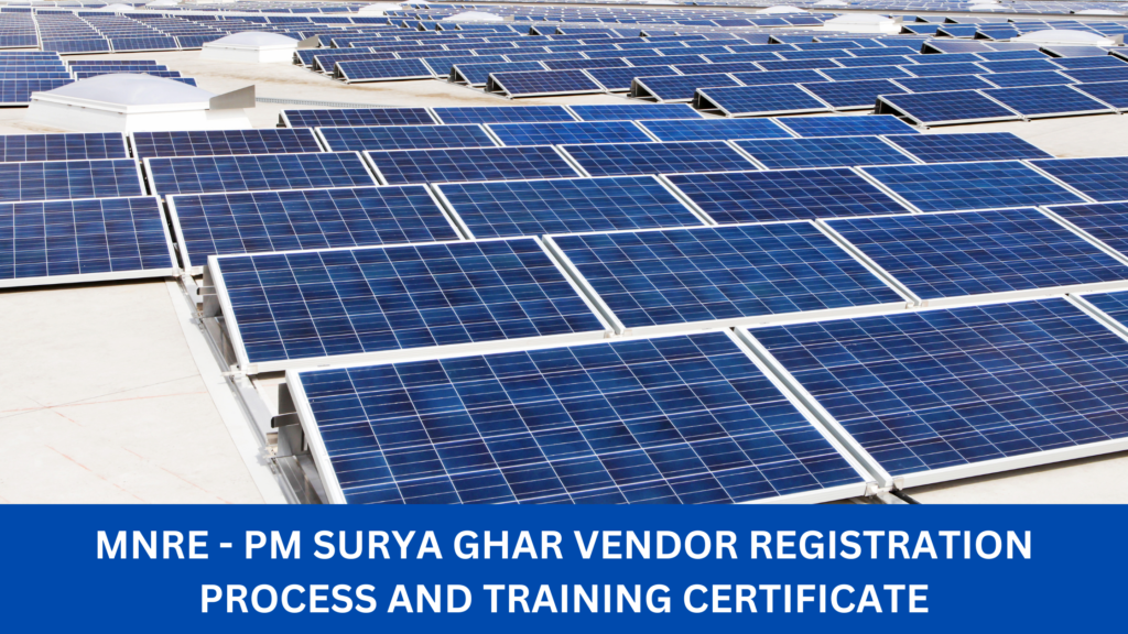 What is the process of solar vendor registration